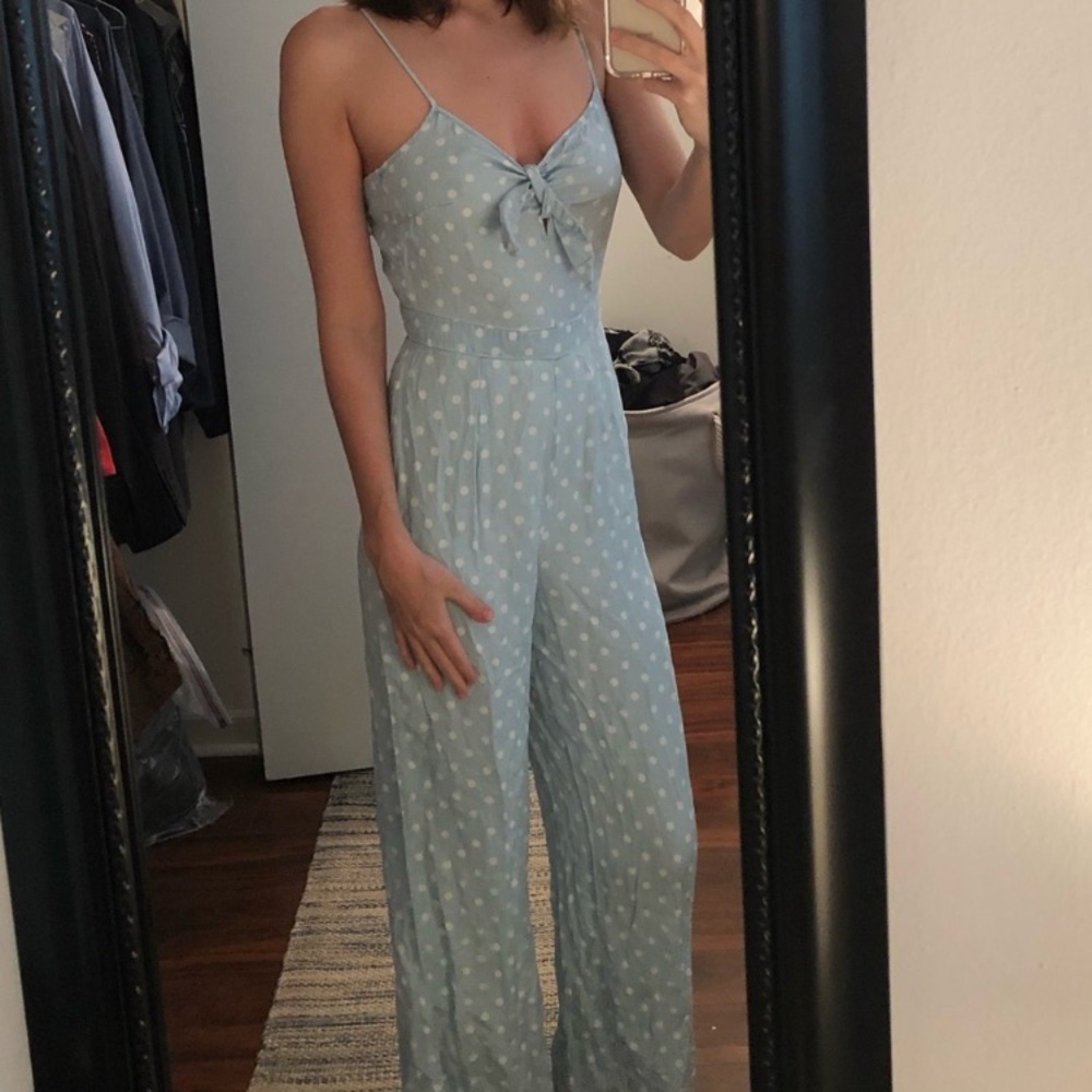 Polka dot jumpsuit
